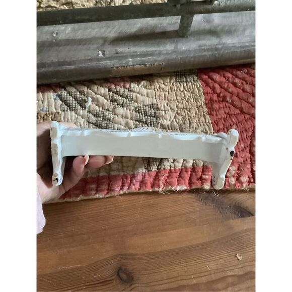 Herend Dresden Handpainted Gilded Porcelain  Single Slot Letter Holder STUNNING - Picture 7 of 10